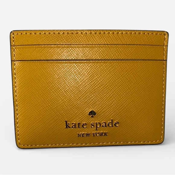 kate spade Accessories - Kate Spade Daffodi Madison Saffiano Leather Slim Small Card Holder